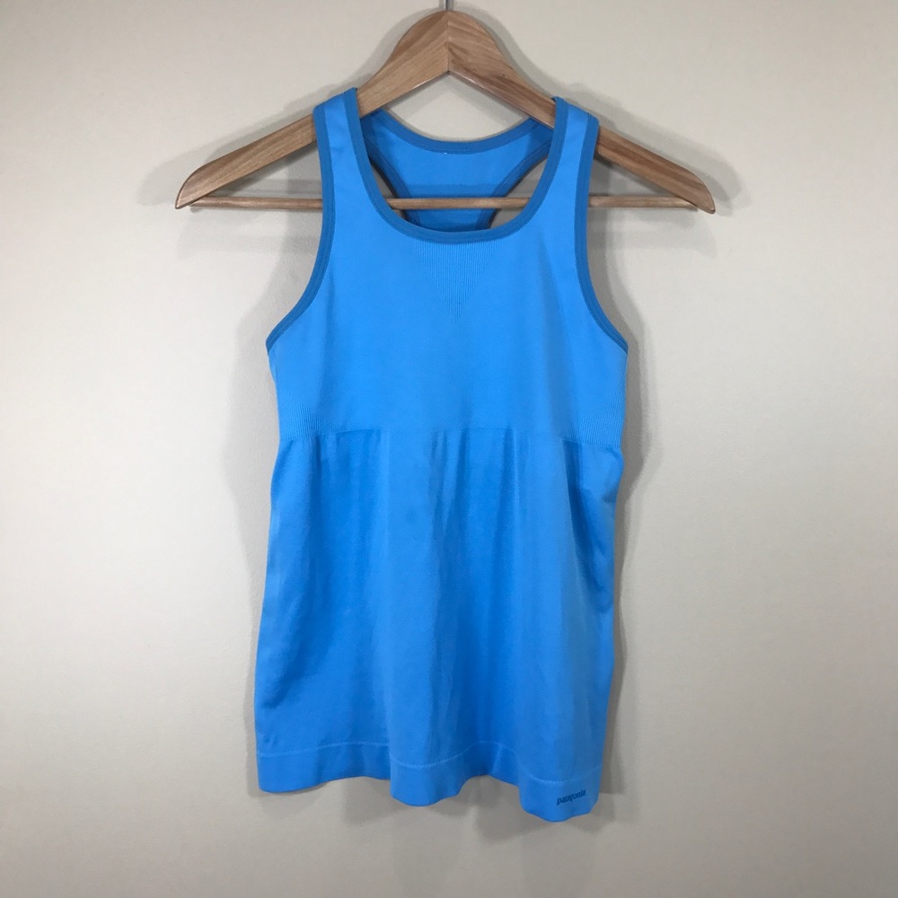 Patagonia blue tank top, size S